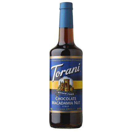 Torani Sugar-Free Chocolate Macadamia Nut T775SF 750 ml