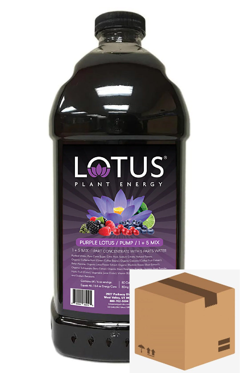 Purple Lotus Plant-Based Energy <B>Case Qty 6</B>