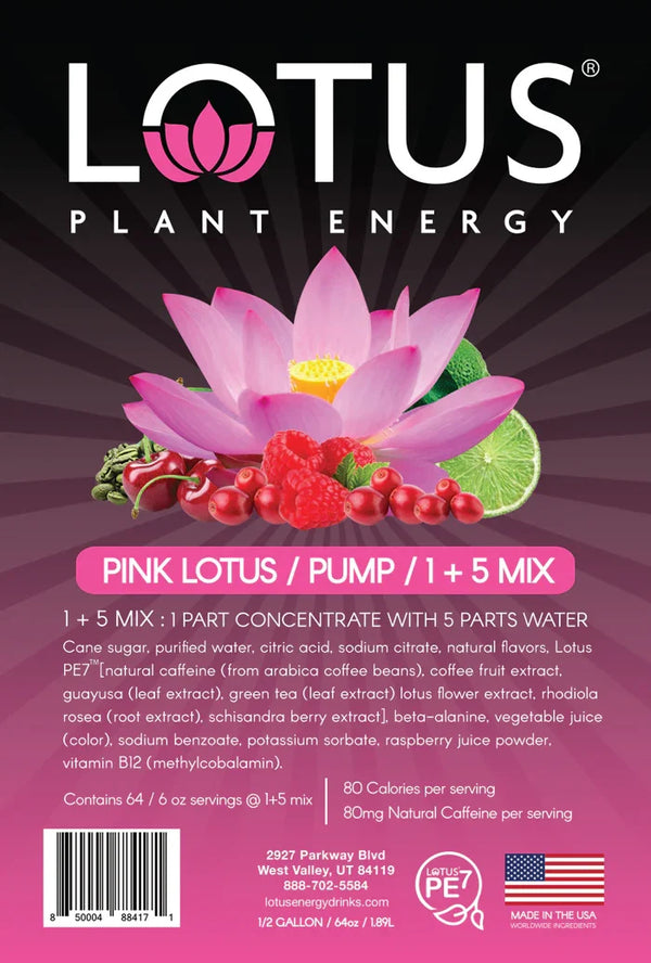 Pink Lotus Plant-Based Energy