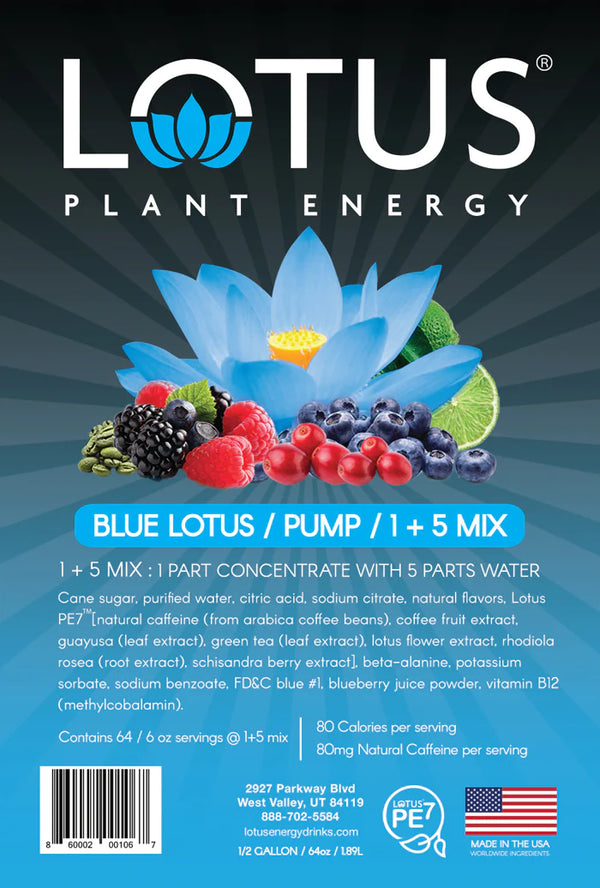 Blue Lotus Plant-Based Energy