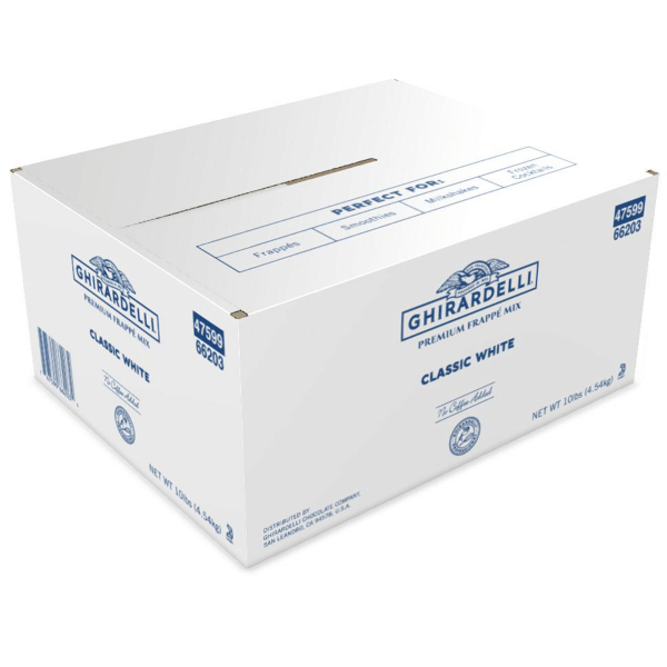 Ghirardelli Classic White Frappe 10 LB Box