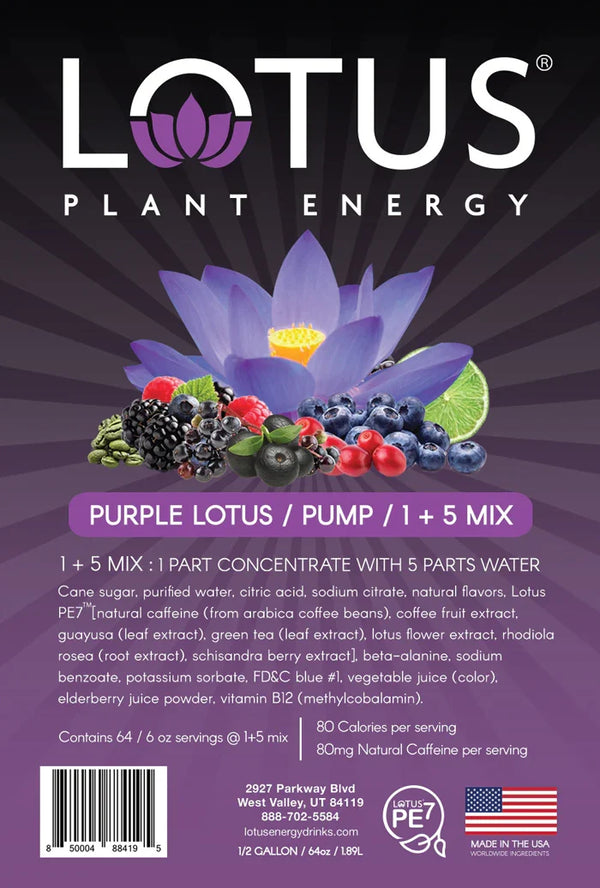Purple Lotus Plant-Based Energy