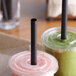 Colossal Black Straws 500 Count